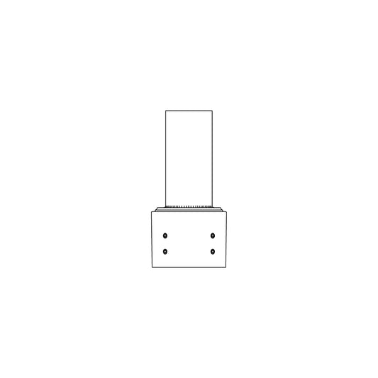 4" to 3" Tenon Converter- Smooth Post - 21-EXT