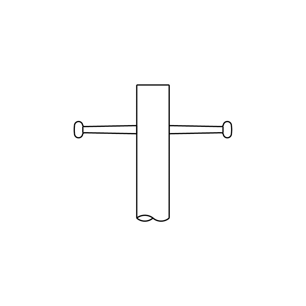 Screw In Ladder Rest for 4" Post - 29-4