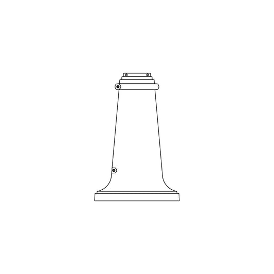 3" Wrap Around Post Base - 136-3