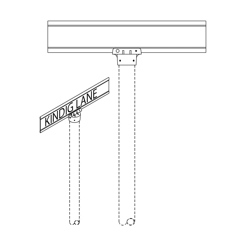 Blade Signs- Post Top - 198-EB3