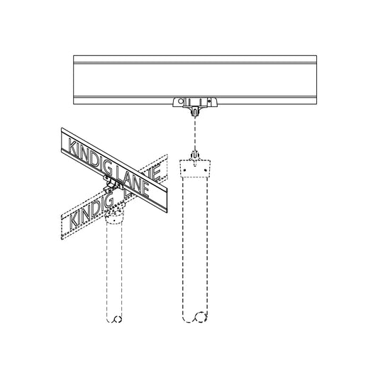 Blade Signs- Post Top - 198-EBX