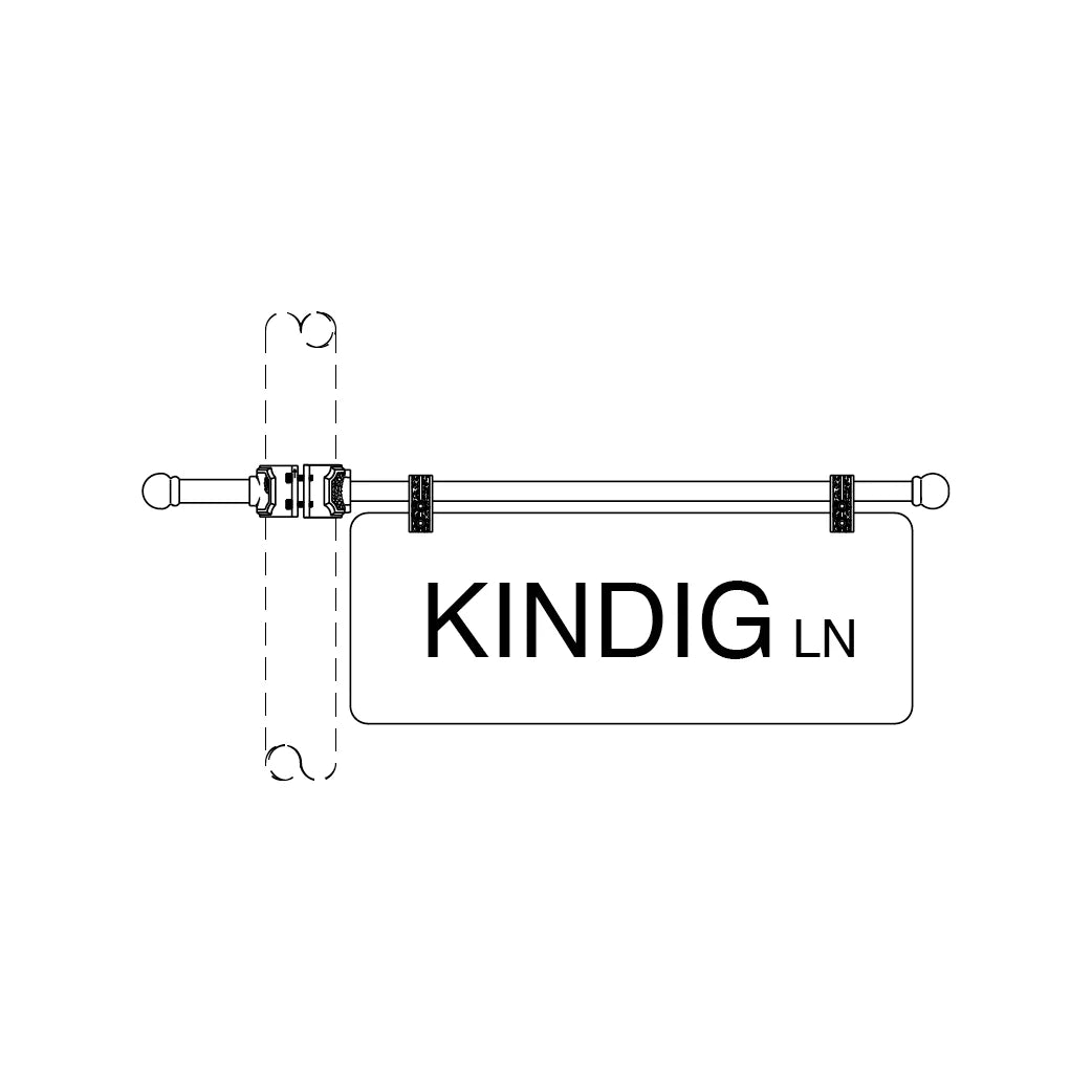 Ladder Rest Street Sign- Blade - 200-3