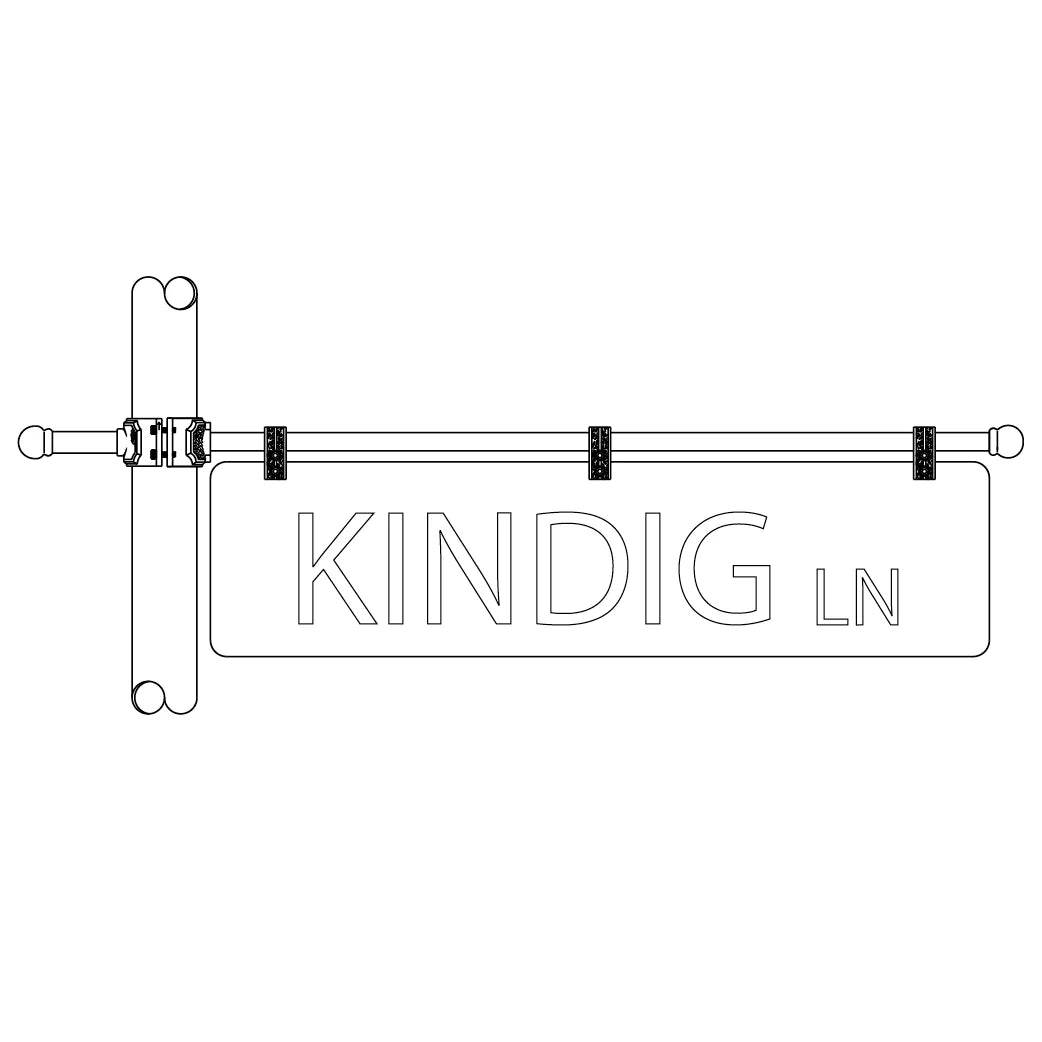Ladder Rest Street Sign- Blade - 202-3