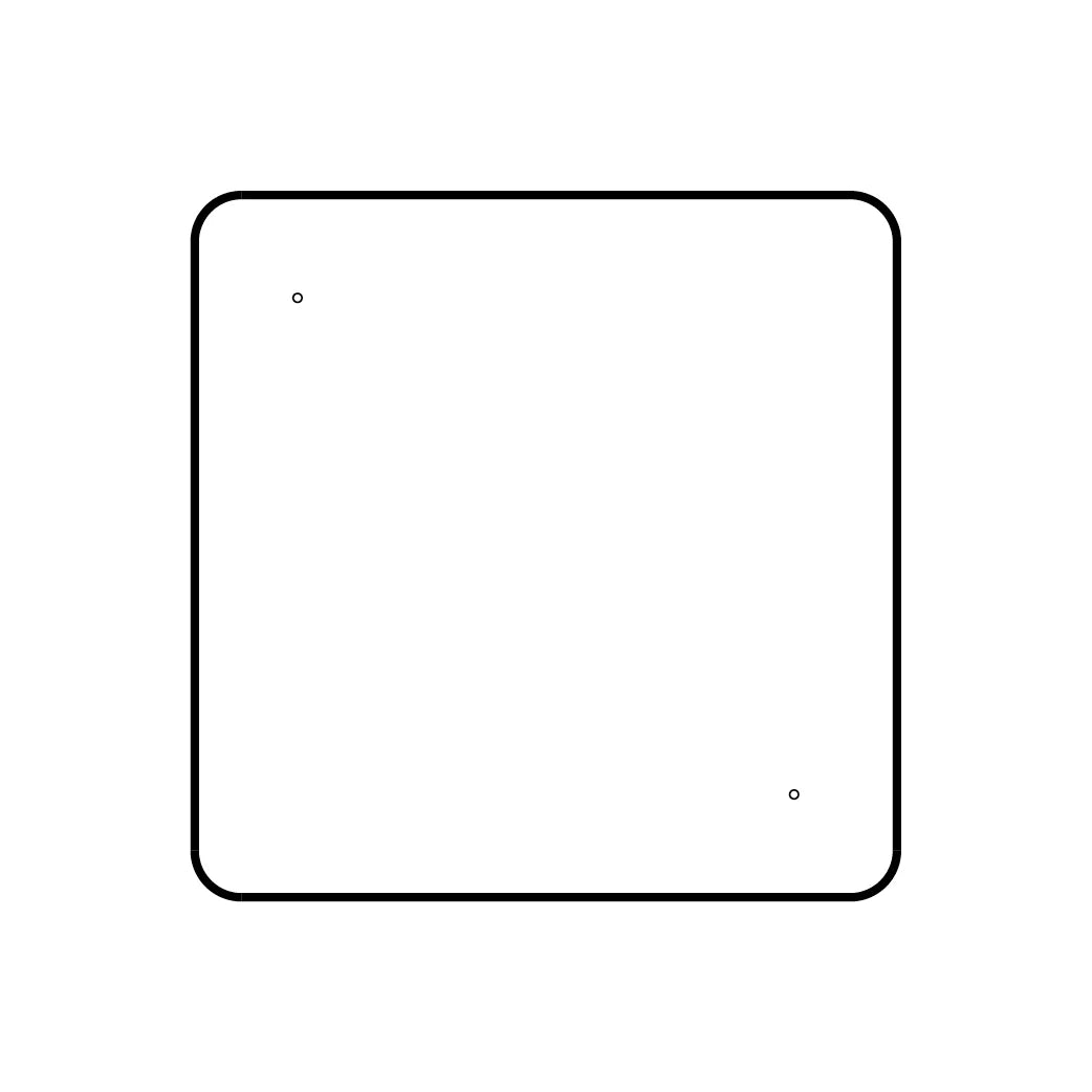 28" Diamond Traffic Sign Back Plate - 209TSPB