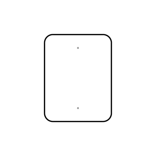 24" x 18" Traffic Sign Plate - 212FBT