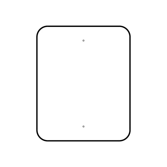 30" x 24" Traffic Sign Plate - 213FBT