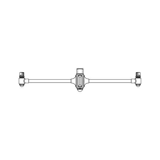 2 at 180 Degrees- 4" Post - 269DB