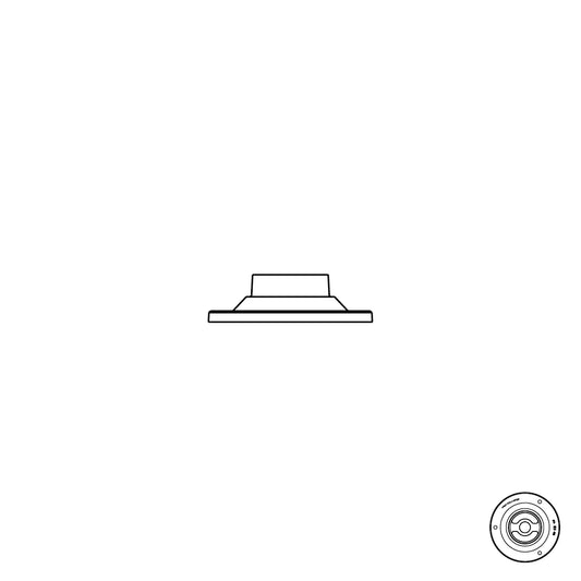 6 1/2" Round Pier Base - 450