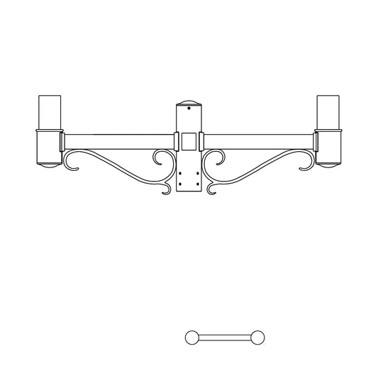 Single Side Mount- 3" Post - 501S