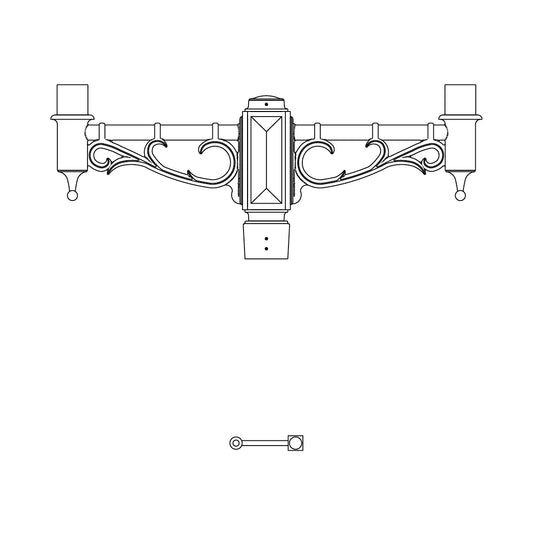 Single Side Mount- 4" Post - 551S-4