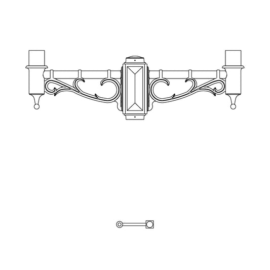Single Side Mount- 3" Post - 551S