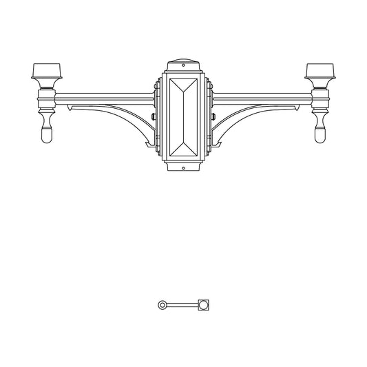 Single Side Mount- 3" Post - 571