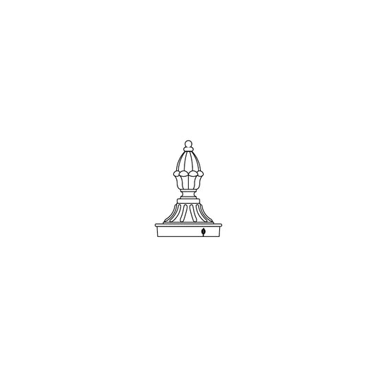 Post Cap-3" Round Post - PC17-3