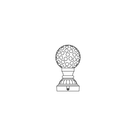 Post Cap-3" Round Post - PC26