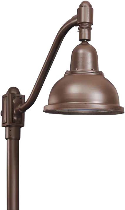 Regency 10502LED-DBZ post top lighting fixture.