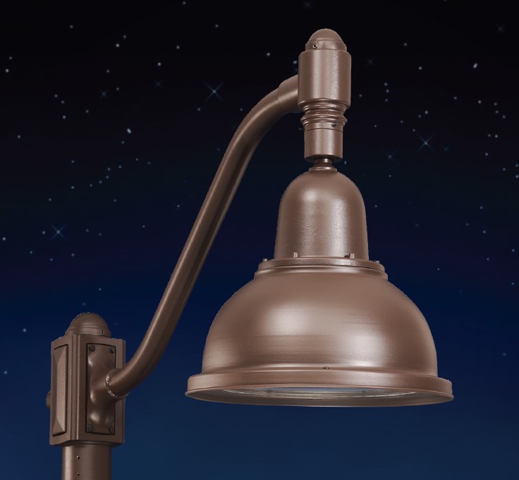 Regency 10502LED-DBZ post top lighting fixture.