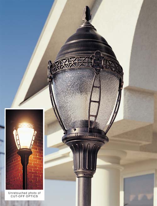 Grosse Pointe-3177BP-WBZ-CTP fixture post.