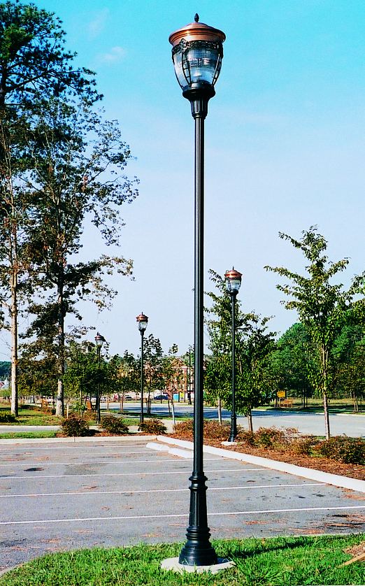 North Hills 33230BP-BLK post light.