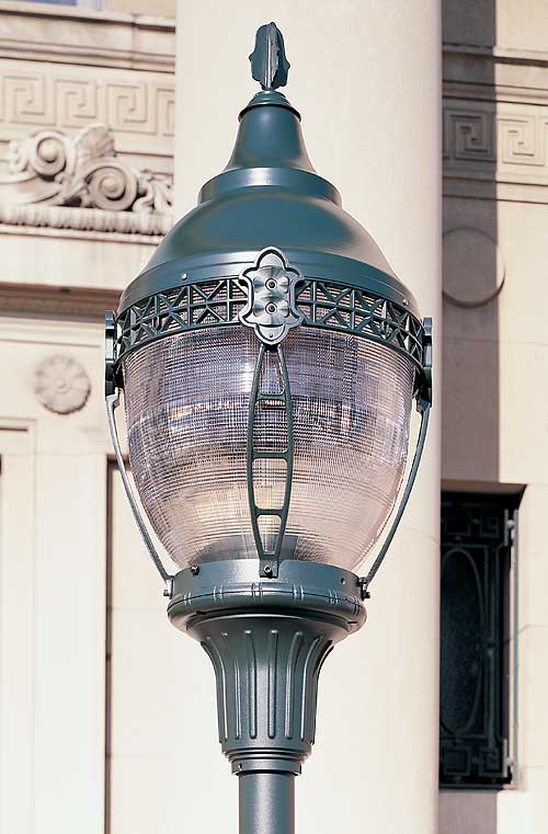 Sawgrass 33530LED-FGN-CP-V post top lighting fixture.