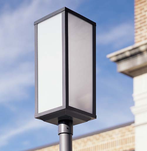 Gemini-7832BP-BLK-OA post top fixture