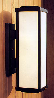 Gemini-B7909-BLK-OA wall fixture