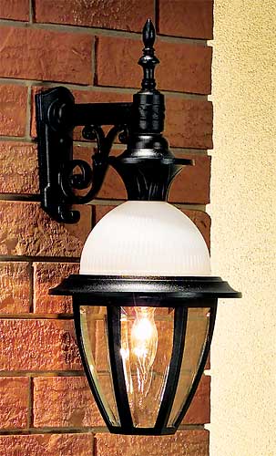 Merion B15212-BLK-CBG-MED wall mount fixture