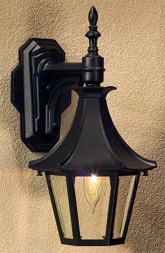 Westminster LE B19212-BLK-CBG-MED wall lighting fixture.