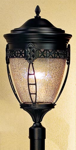 North Hills B33031-BLK-CTP-MED post top lighting fixture.