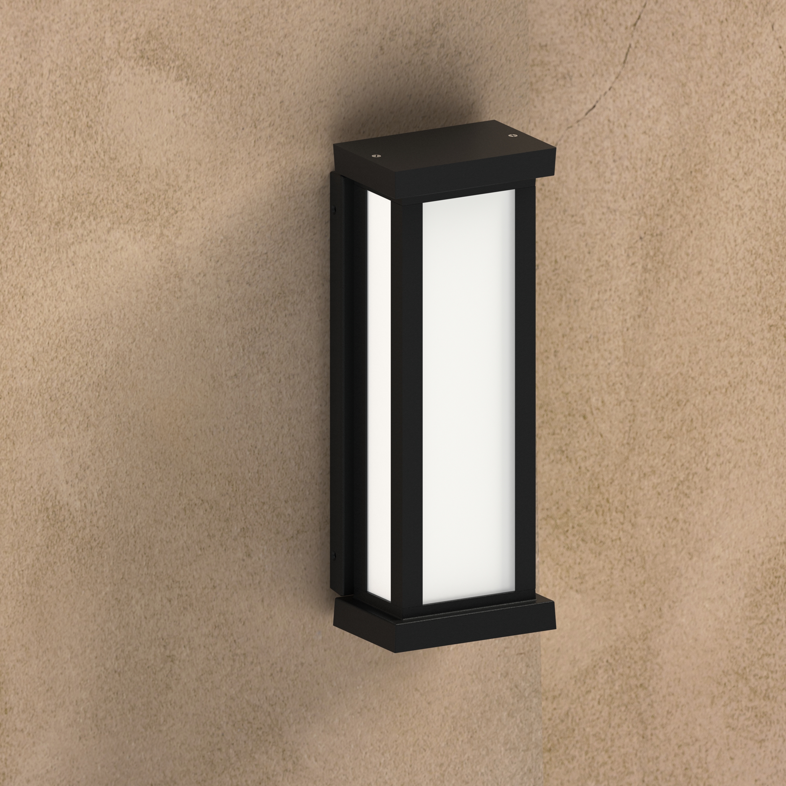 Genesis B62201-Angle-white-wall lighting fixture