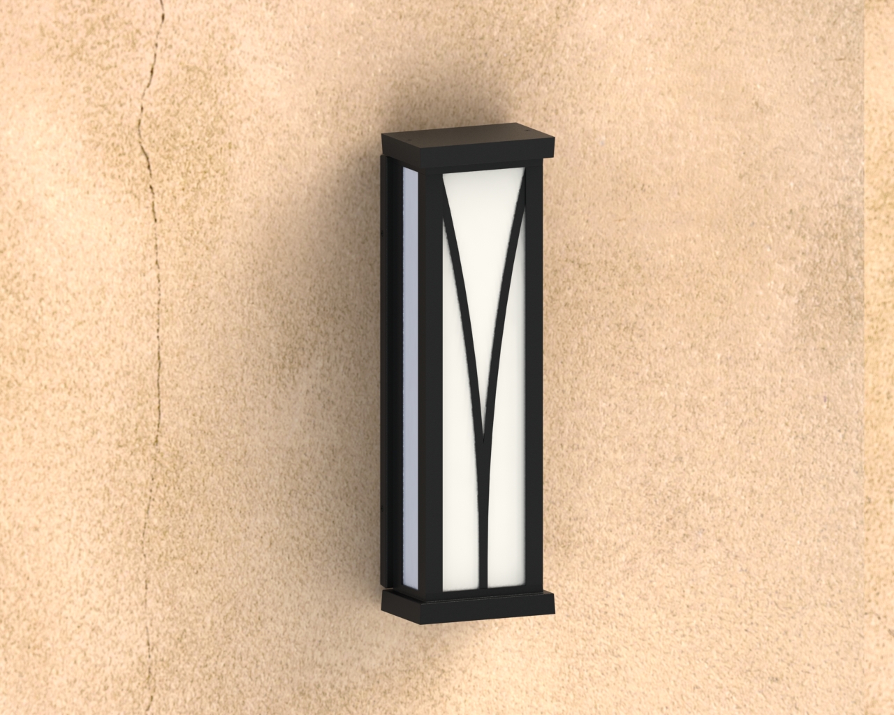 Genesis B62601-Angle-With-Wall-A wall lighting fixture.