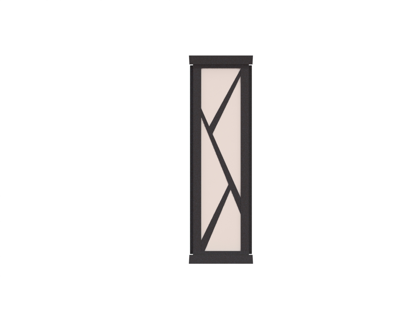 Genesis B62601-Front-White-D wall lighting fixture.