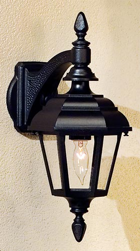 Jamestown LE B9923-BLK-CA-MED wall lighting fixture.