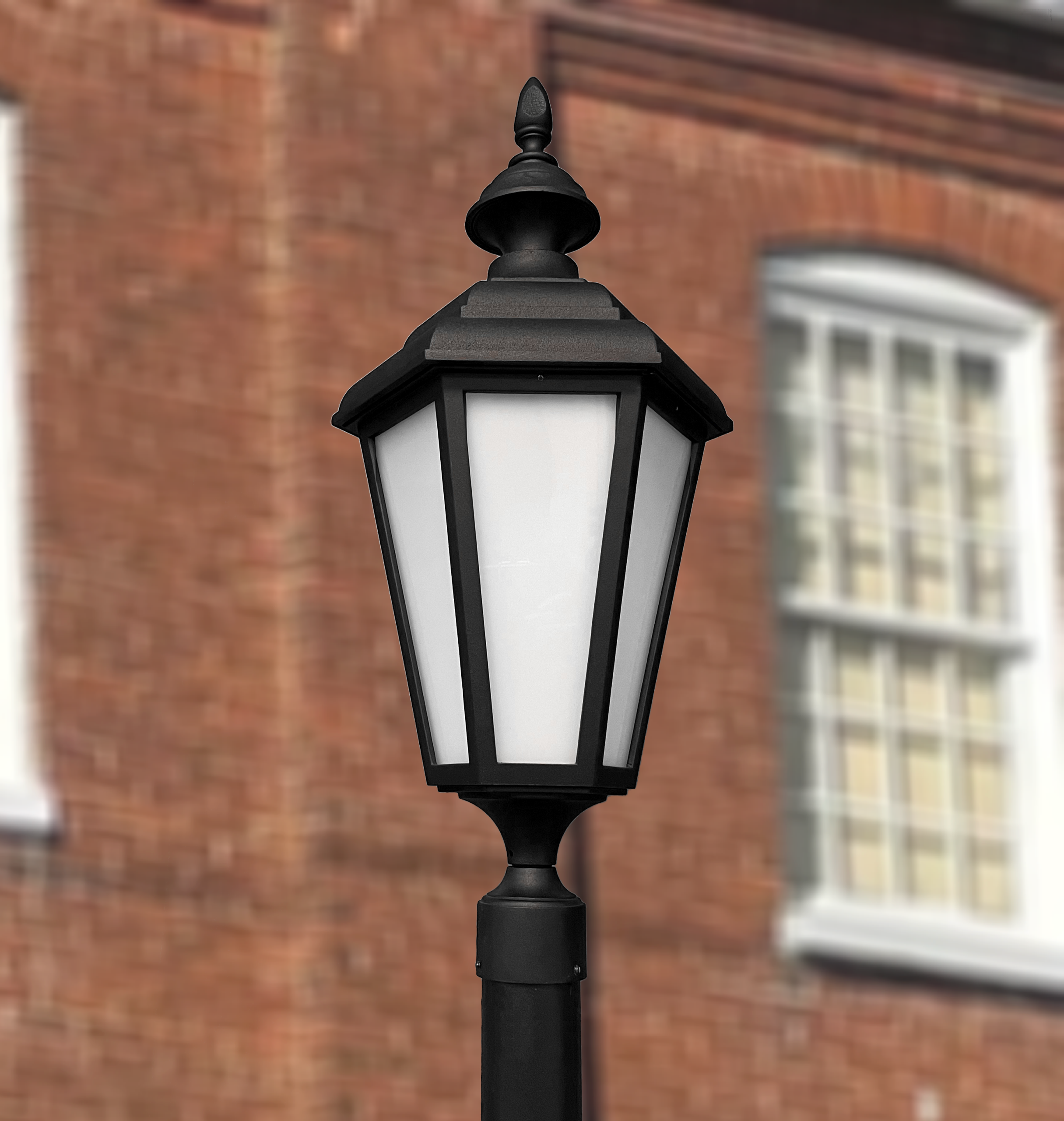 Jamestown LE B9965-BLK-OA post lighting fixture.