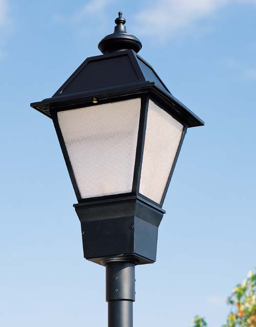 Richmond 9837BP-BLK-PP post top lighting fixture.