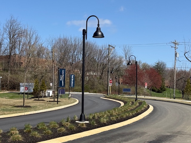 Regency 10502LED-TOLL project post top on pole.
