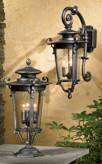 Riviera Collection pier, post and wall lighting.