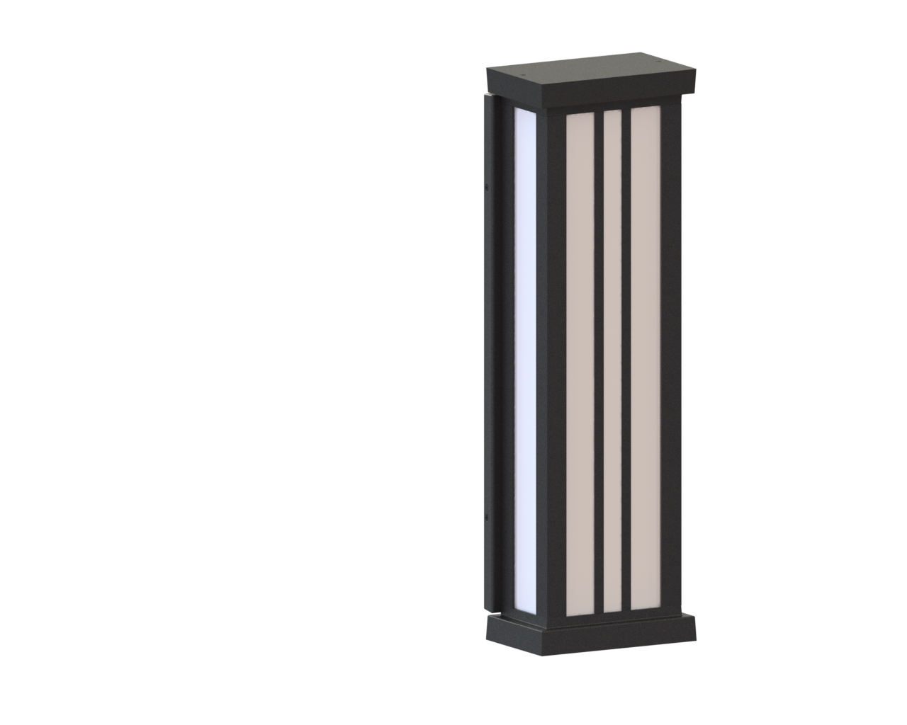Genesis B62601-angle-white-B wall lighting fixture